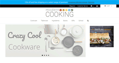 Desktop Screenshot of moderncooking.com