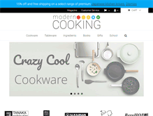 Tablet Screenshot of moderncooking.com